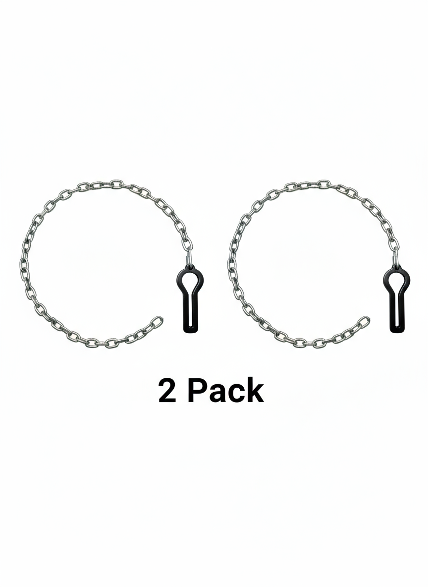 2 Pack Gate Chains - Zoomed