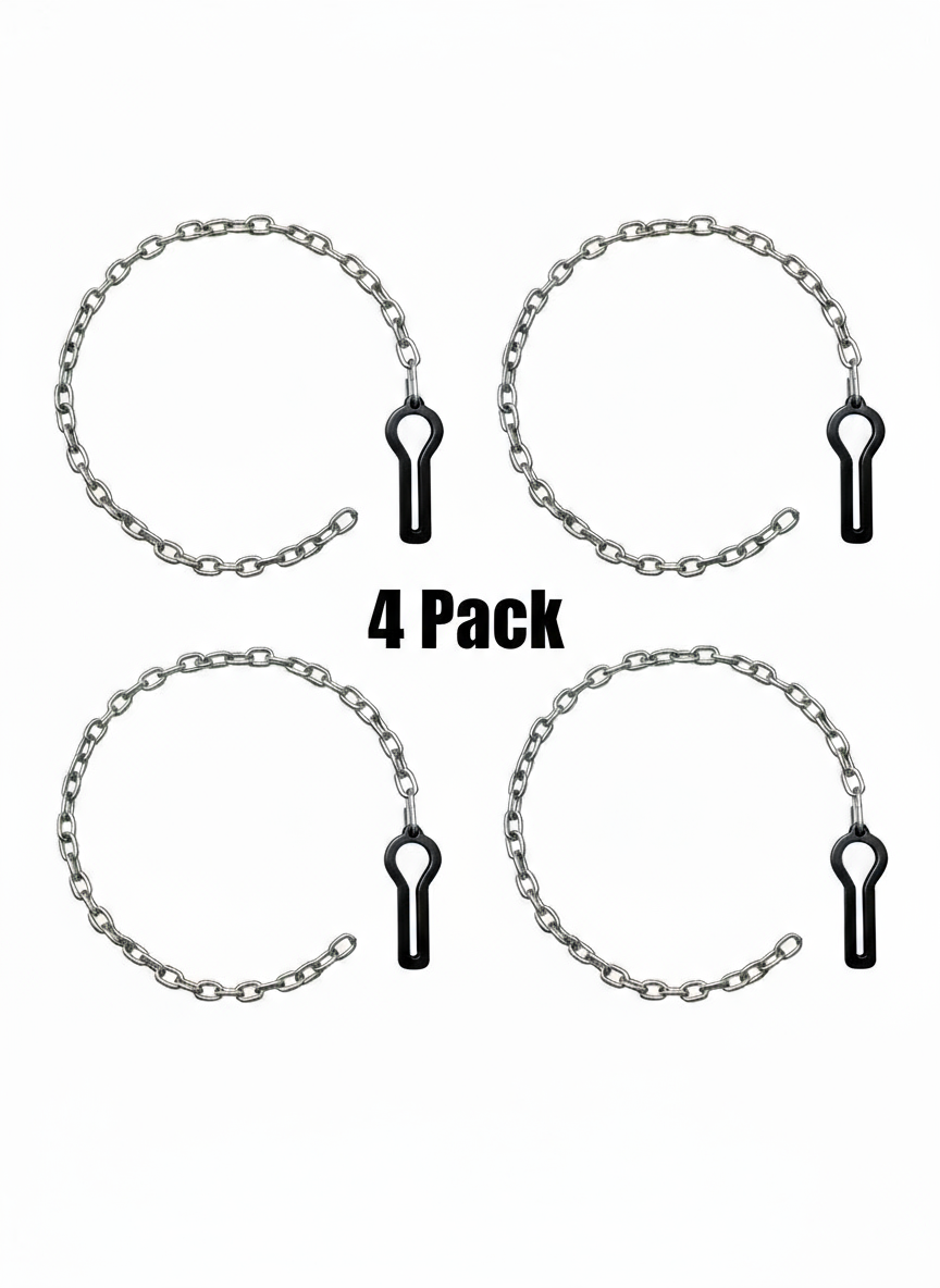 4 Pack Gate Chains - Centered