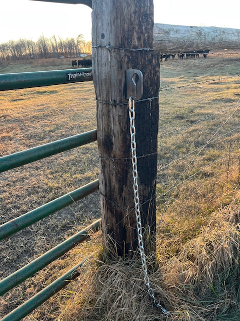 StultzFab Gate Chain Latch – Post Mount