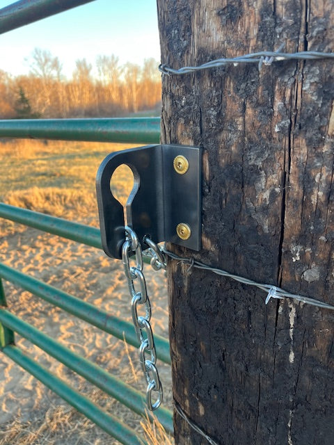 StultzFab Gate Chain Latch – Post Mount