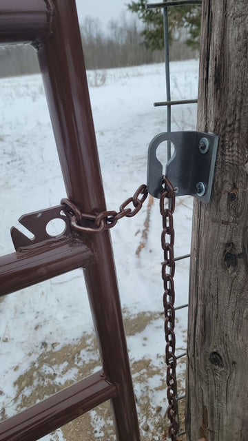 Screw-On Gate Chain Latch – Latch Only