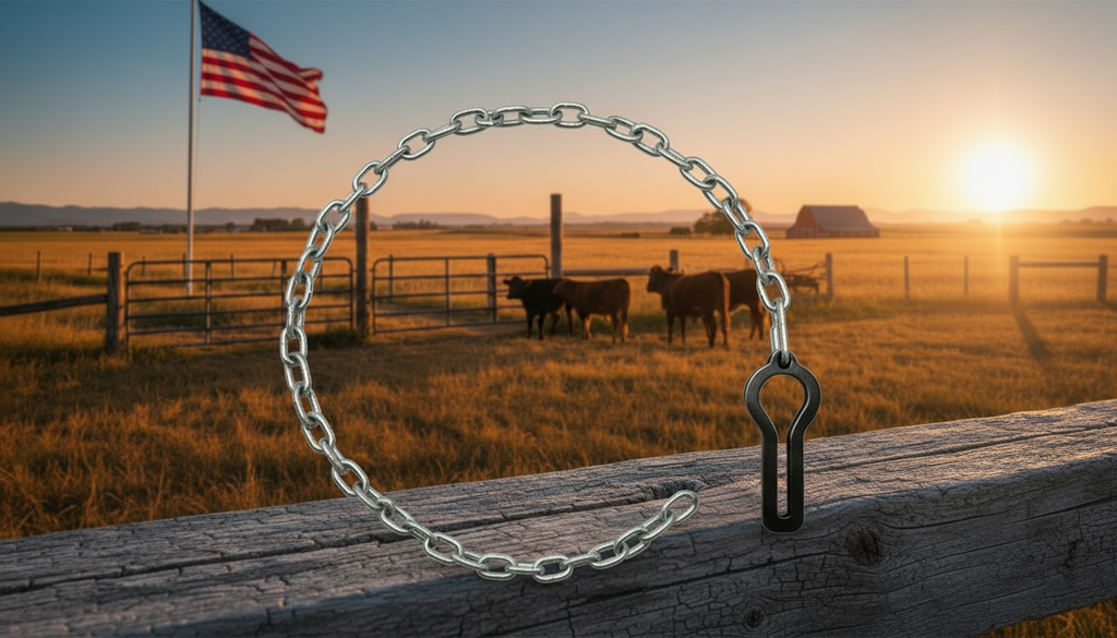 Larger Gate Chain in Farm Setting